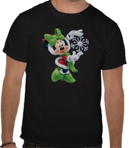 christmas minnie shirt