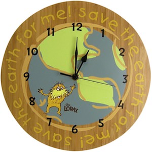 Dr. Seuss The Lorax Wall Clock