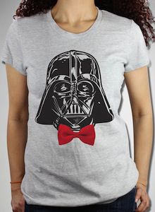 Star Wars Darth Vader Red Bow Tie T-Shirt