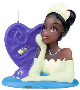 Princess Tiana Birthday Candle