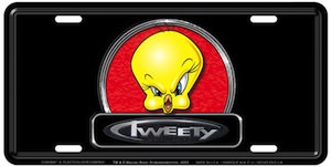 Tweety License Plate