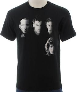 Doctor Who t-shirt with 4 doctors