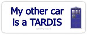 My Other Car Is A Tardis Sticker
