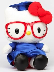 Hello Kitty 8" graduation plush