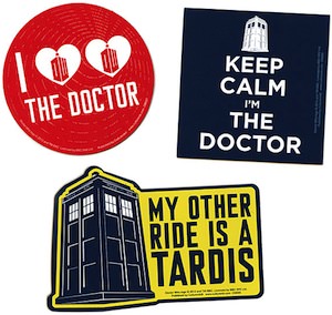 Special Doctor Who car magnets