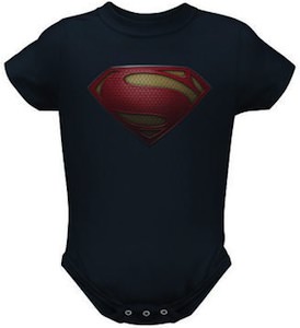 Superman man of steel infant bodysuit