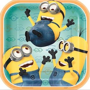 Despicable Me Minion Paper Plates