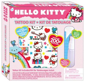 Hello Kitty Temporary Tattoo Kit