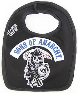 Sons Of Anarchy Reaper Baby Bib