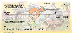 The Flintstones banking checks