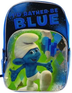 The Smurfs I Rather Be Blue Backpack