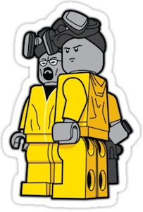 Breaking Bad LEGO Cooks Sticker