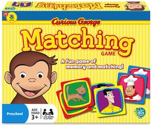 Curious George Memory Board Game
