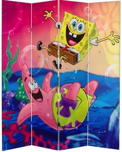 Spongebob And Patrick Room Divider