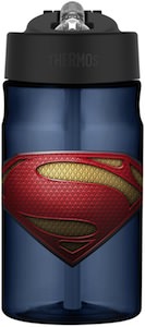 Superman Man Of Steel Logo Water Bottle