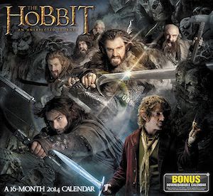 The Hobbit An Unexpected Journey Wall Calendar 2014