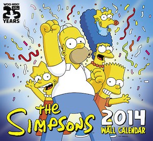 The Simpsons 2014 Wall Calendar