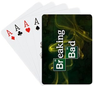 Breaking Bad logo playing cards