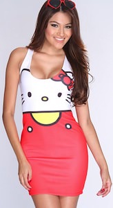 Hello Kitty Red Dress