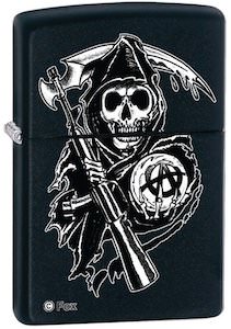 Samcro Reaper logo Zippo Lighter