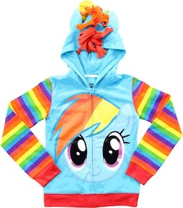My Little Pony girls rainbow dash hoodie