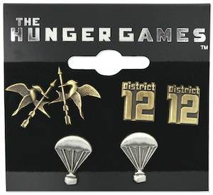 The Hunger Games 3 pairs of Earrings