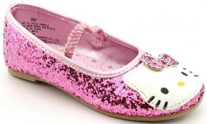 Hello Kitty Glitter Ballet Flat Shoes